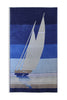 Beach towel Sailboat